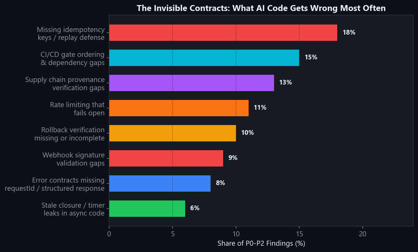 The invisible contracts: what gets flagged most often